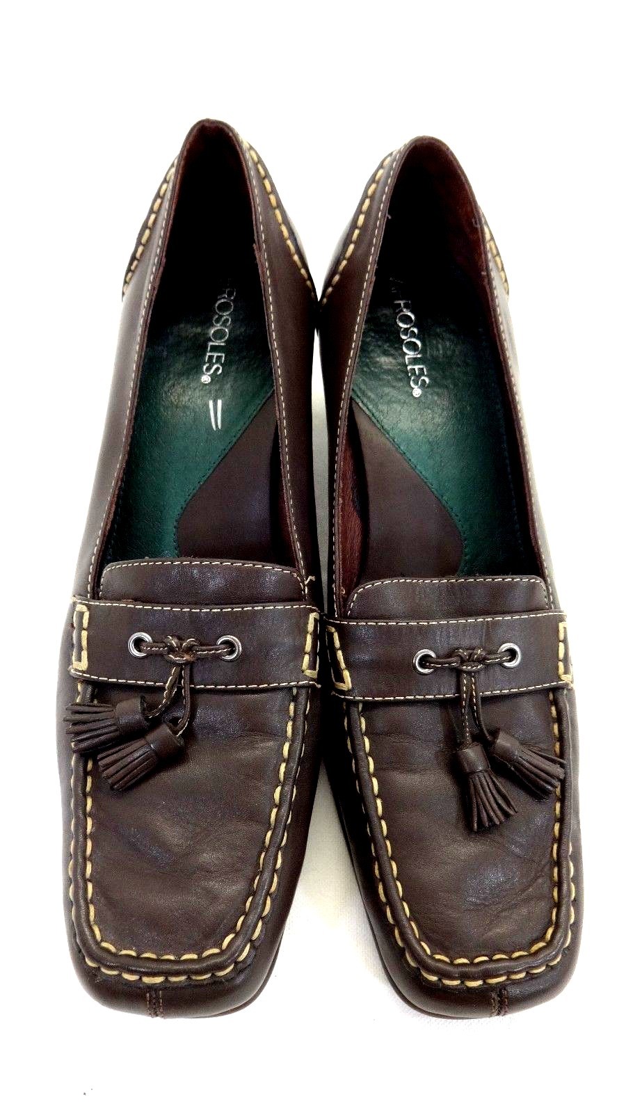 aerosole loafers leather